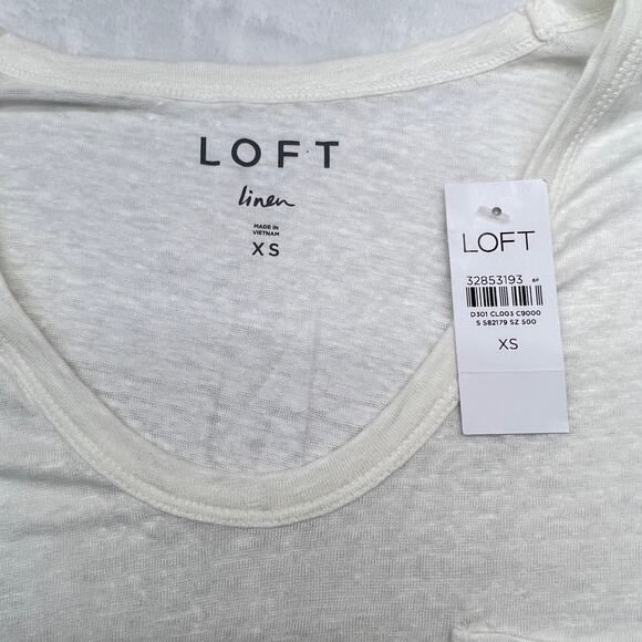 Marine Layer Madewell Loft Bundle of 3 Short Sleeve Shirts Women's XS Gray White - Picture 8 of 12